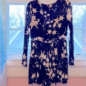 Starry Night Blue Dress